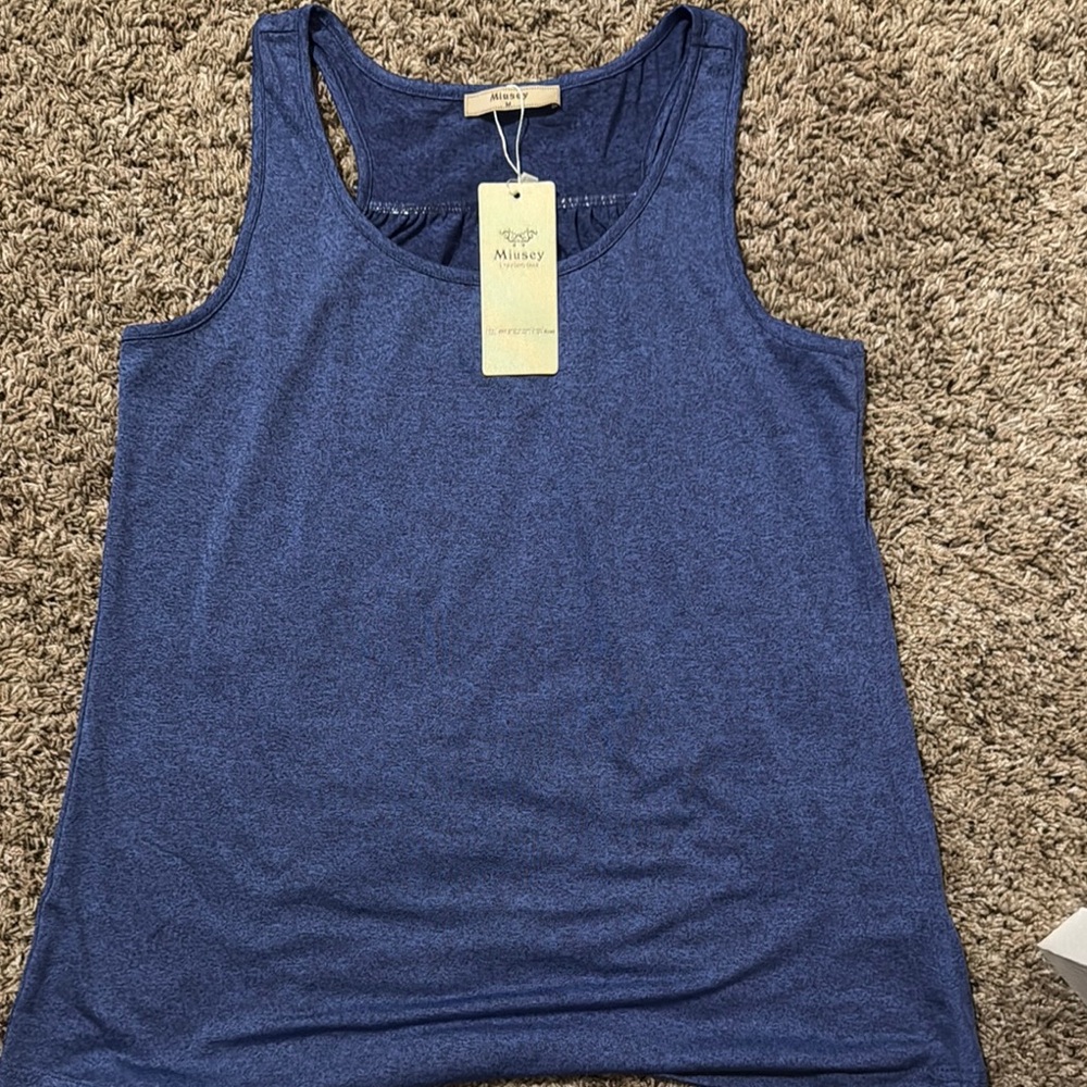 Women's Blue Tank Top